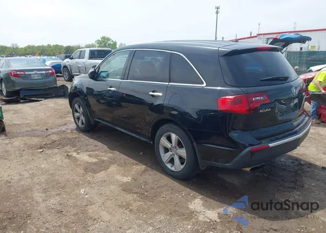 2010 Acura Mdx z USA, uszkodzony, nr VIN 2HNYD2H23AH502646